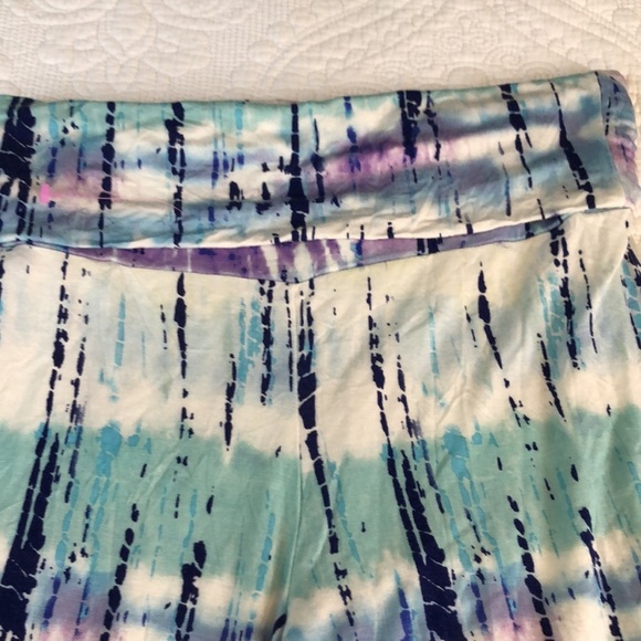 VENUS Blue and Purple Wide Leg Pants - Picture 7 of 7